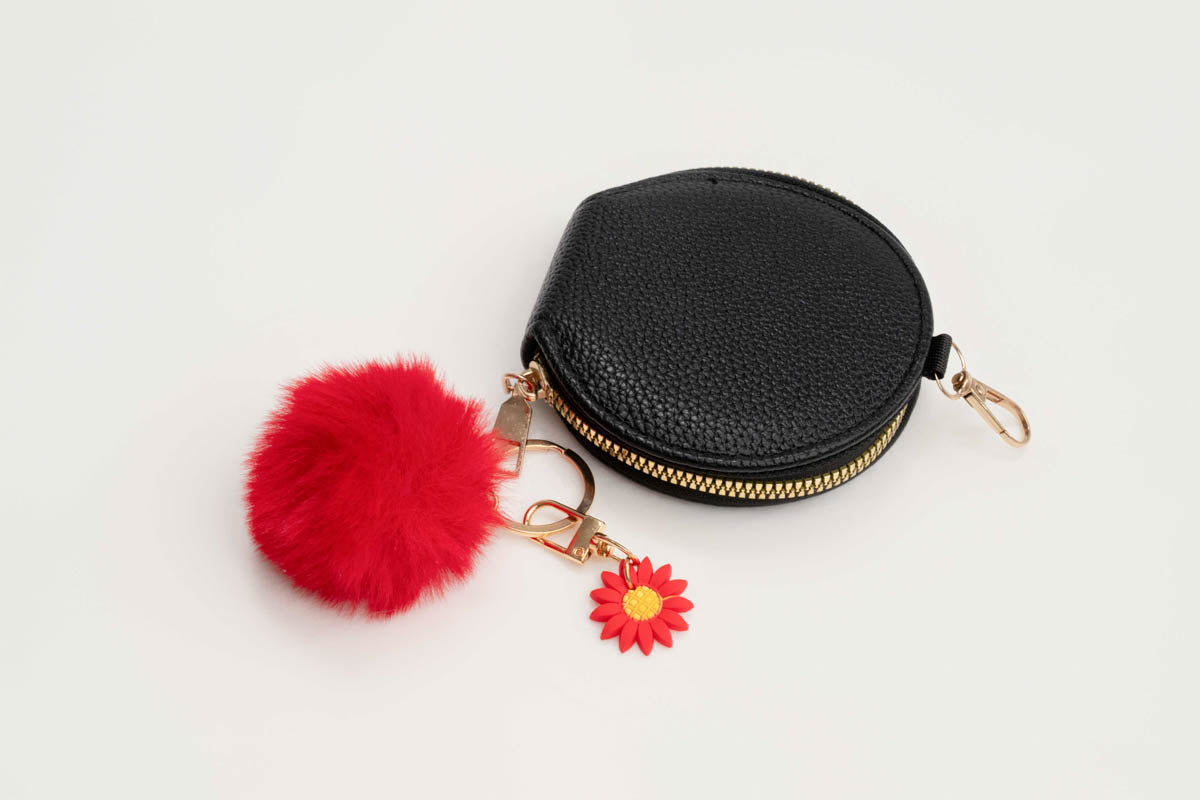 Charm Tassel Coin Purse