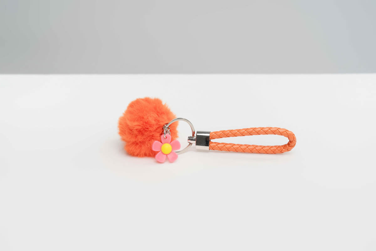 Pom Charm Keychain