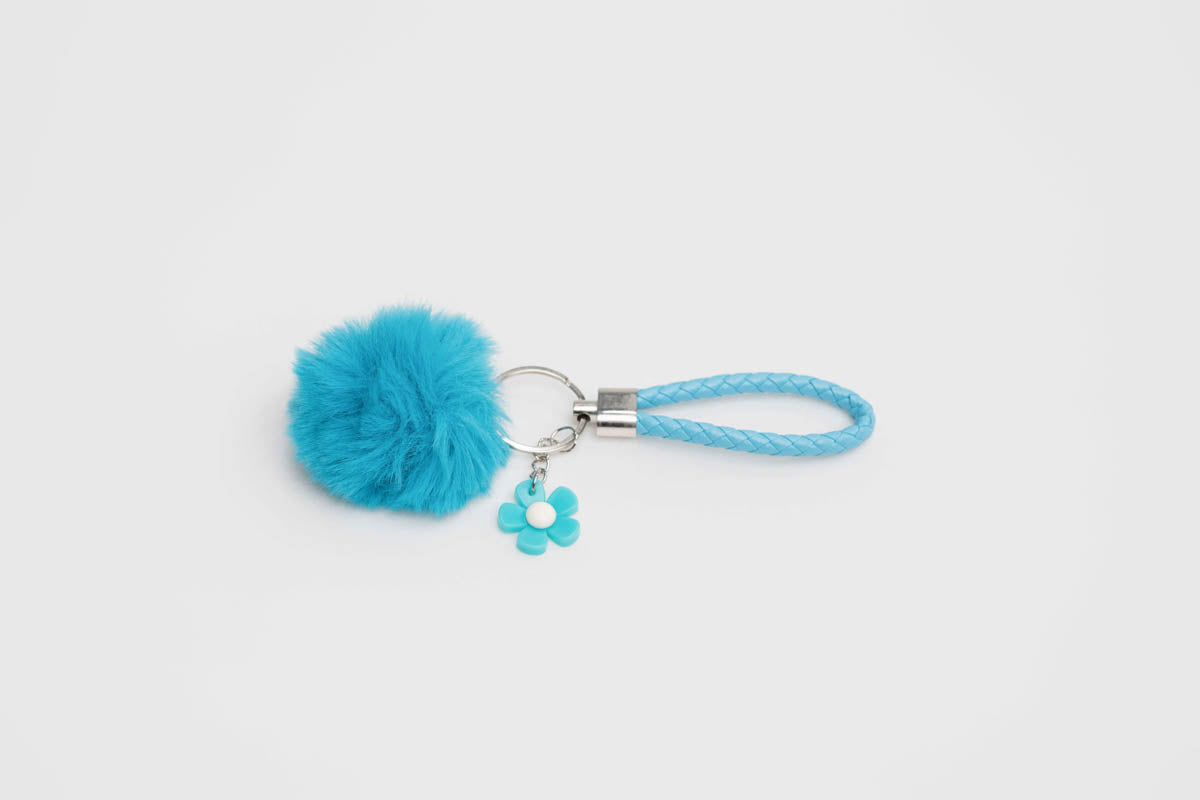 Pom Charm Keychain