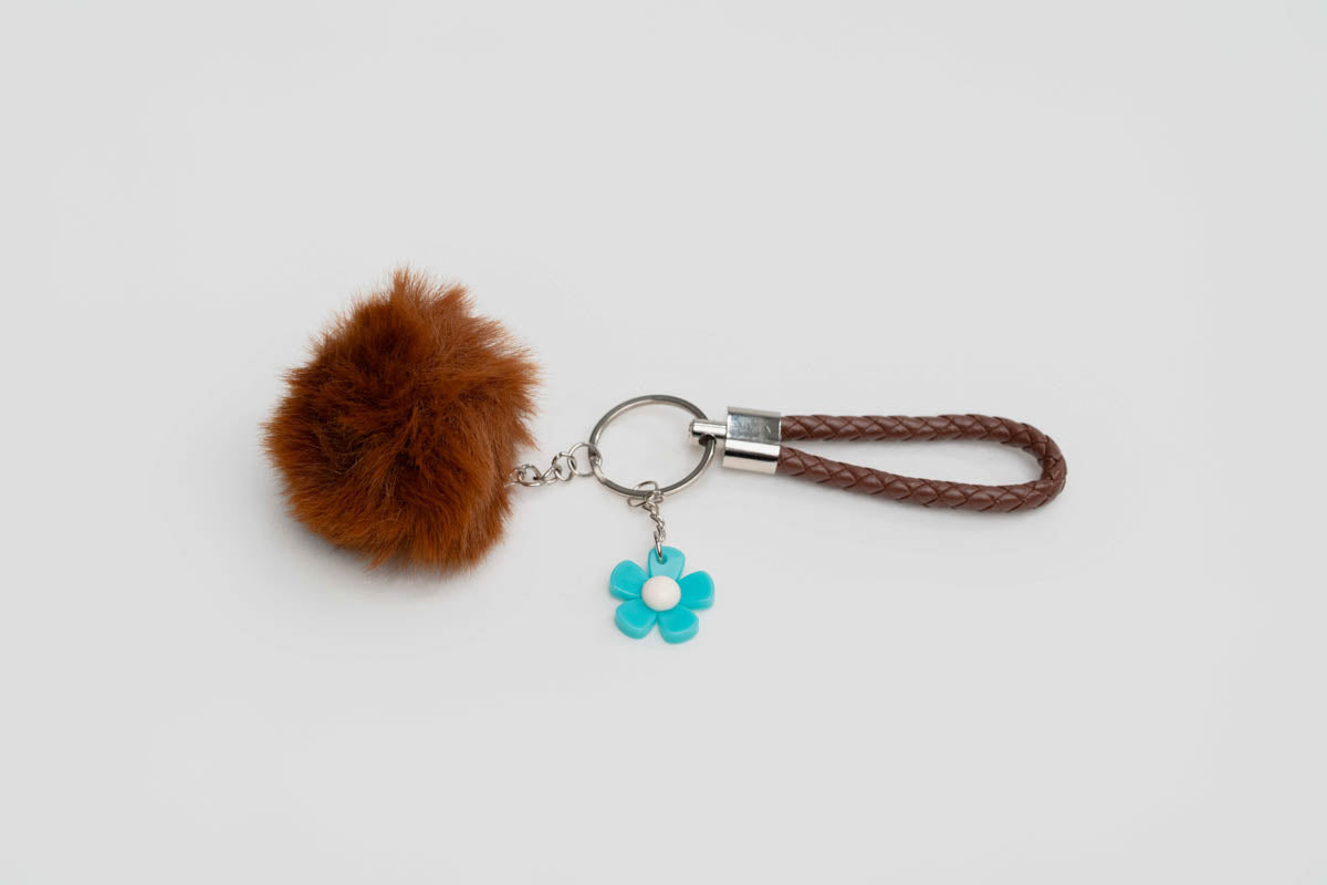 Pom Charm Keychain