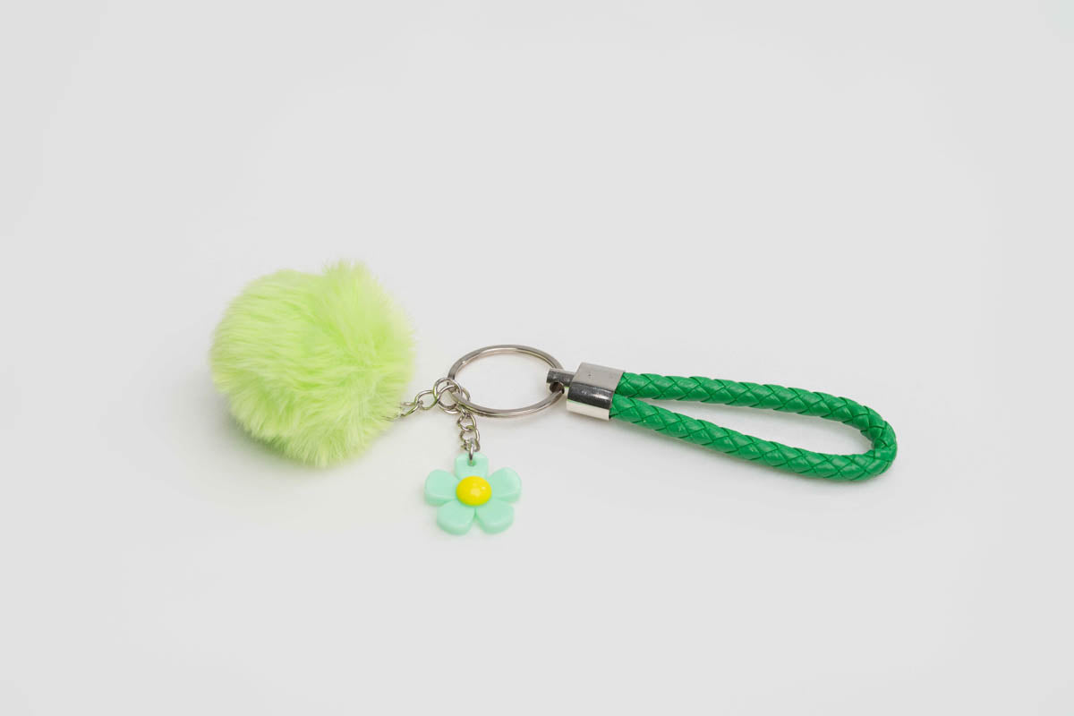 Pom Charm Keychain