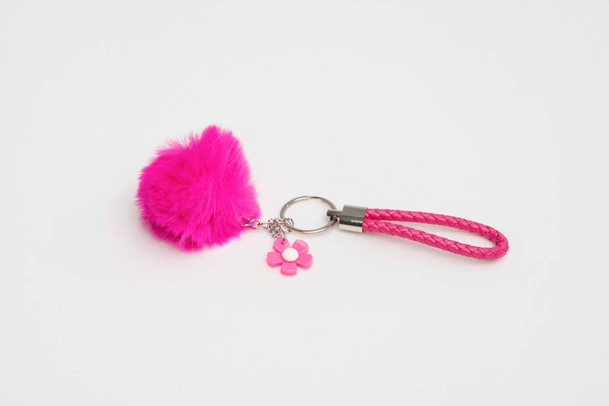 Pom Charm Keychain