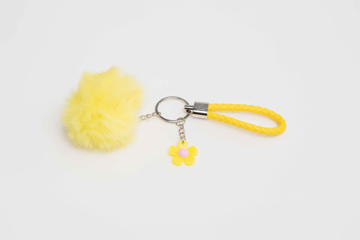 Pom Charm Keychain