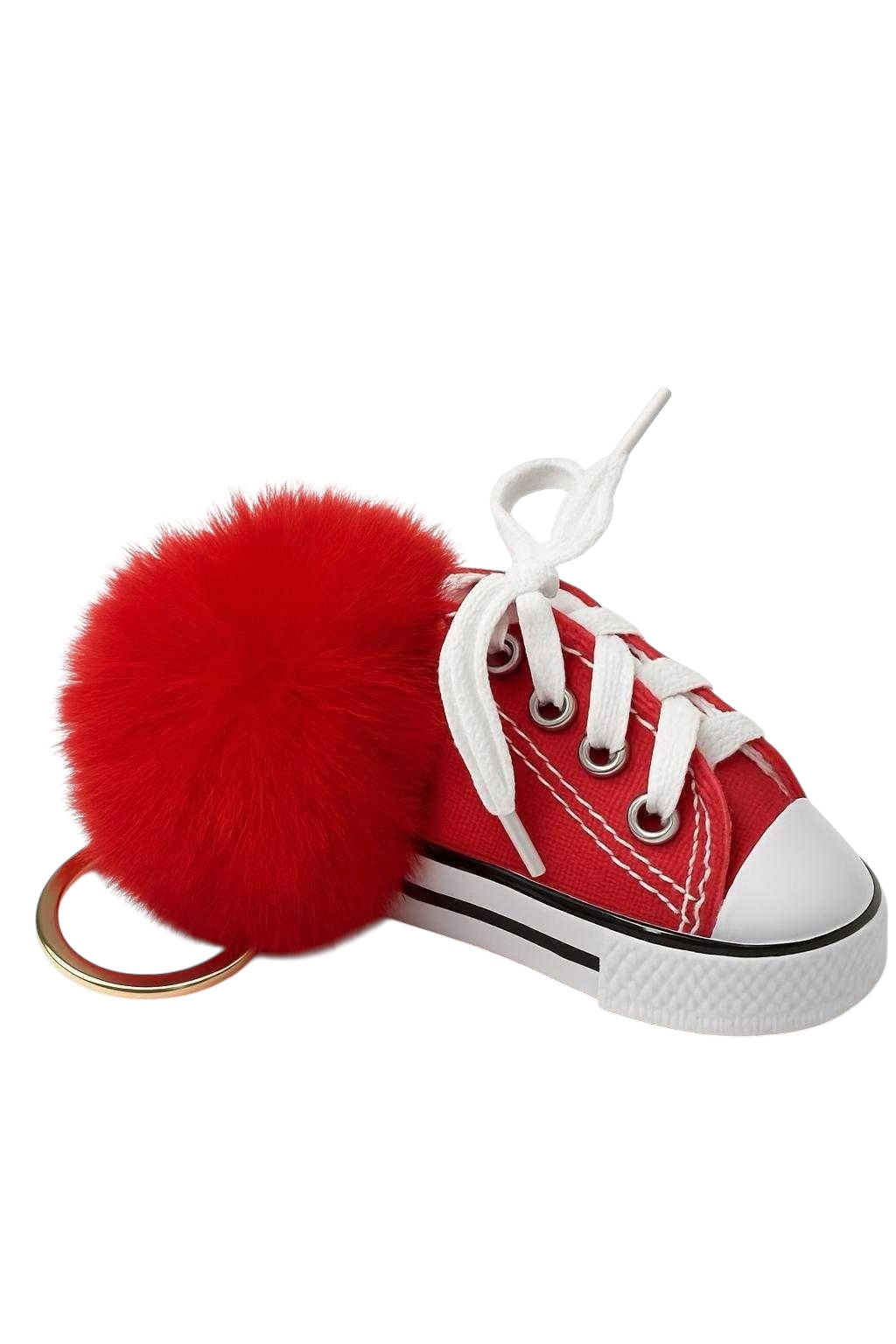 Pom Powered Kicks keychain