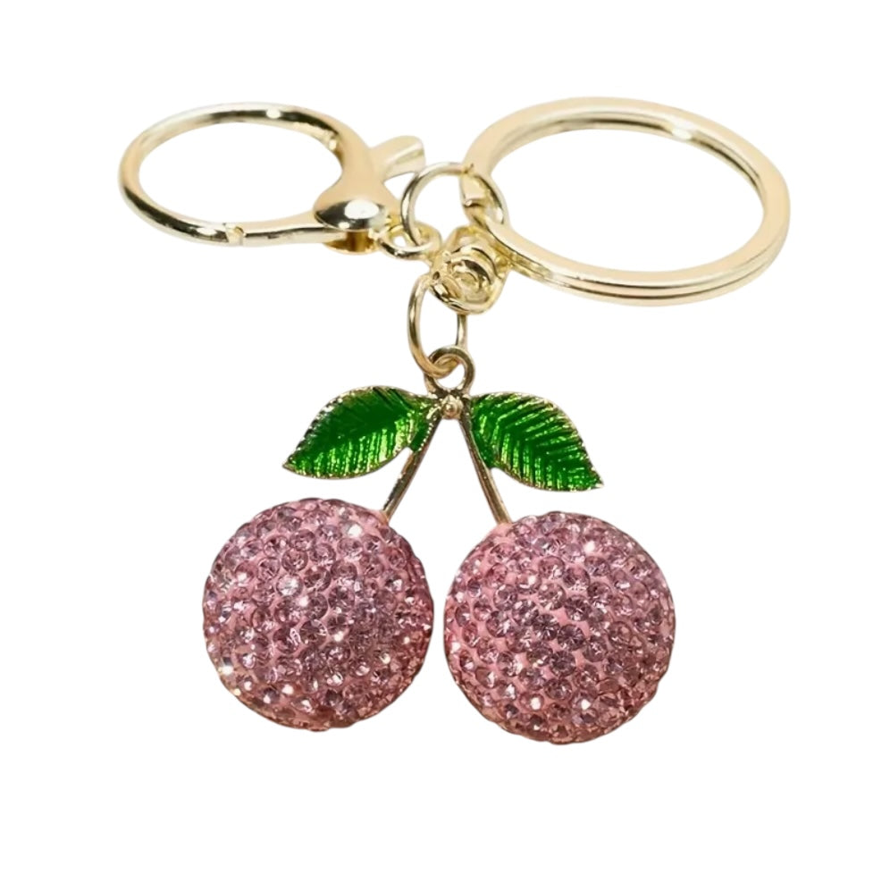 Cherry Sparkle Keychain